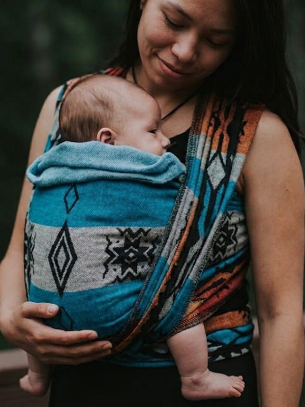 Auronee Yoga Baby Carrier – Kullu Pattern SSC – Almitra Tattva