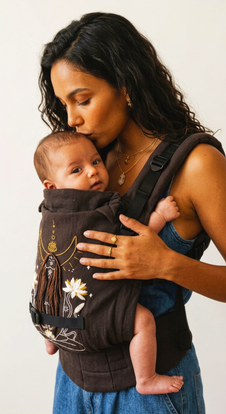 Shakti Yoga Baby Carrier – Hand Embroidered Collection