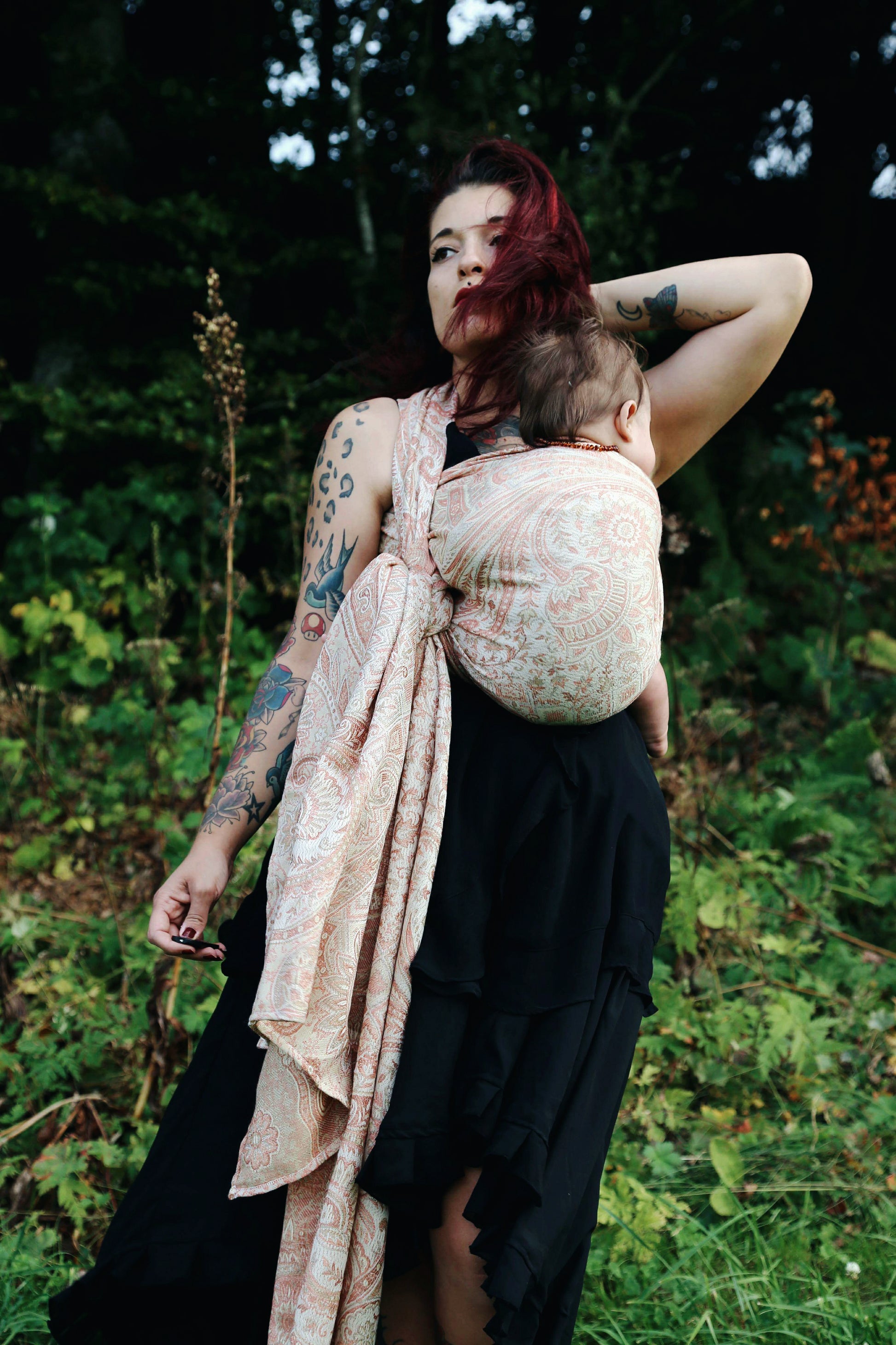 Wool blend baby wraps