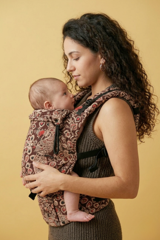 The Royal Bird Baby Carrier - Kalamkari Collection