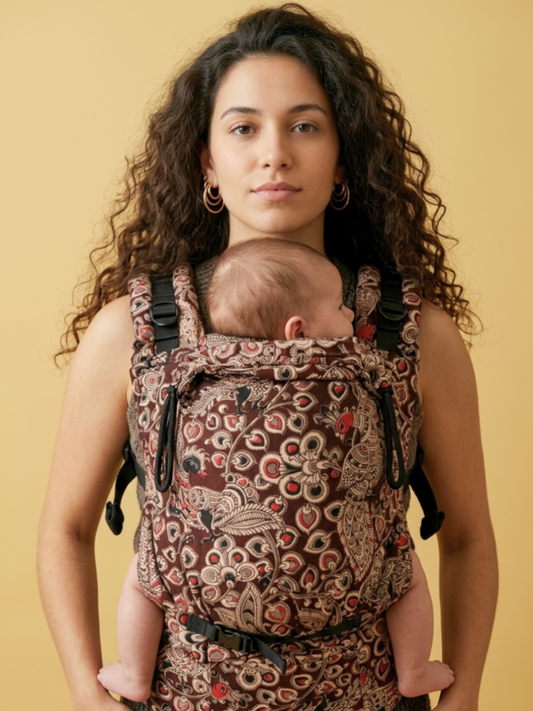 The Royal Bird Baby Carrier - Kalamkari Collection