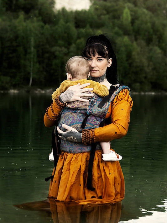 Marisa Yoga Baby Carrier – Cashmere Collection - Almitra Tattva