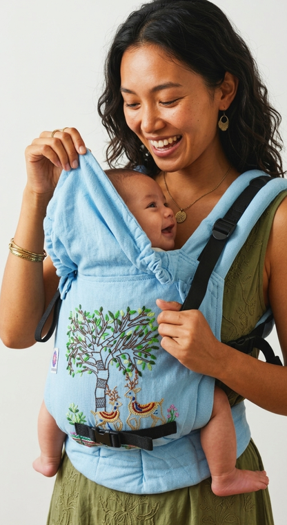 Mrigaya Yoga Baby Carrier – Hand Embroidered Collection