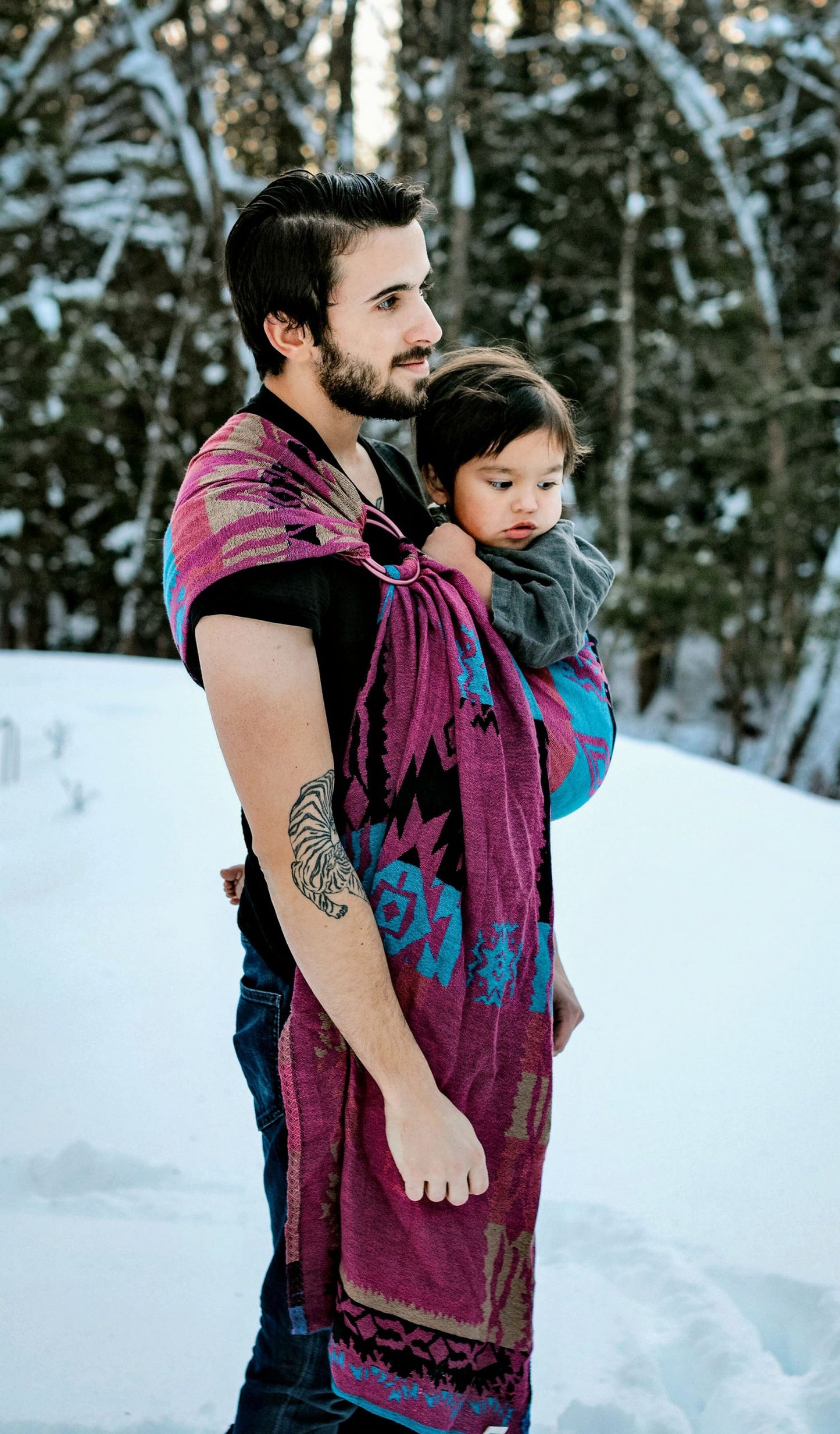 Kullu Collection - Pema Wrap Converted Ring Sling - Almitra Tattva