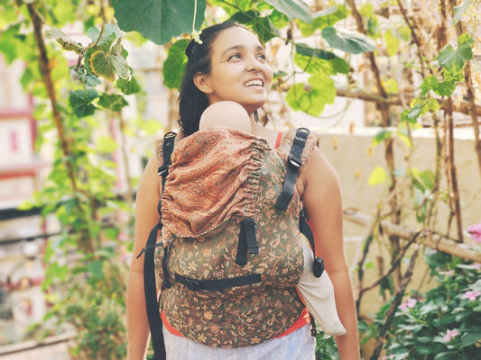 Henna Yoga Baby Carrier- Cashmere Collection - Almitra Tattva