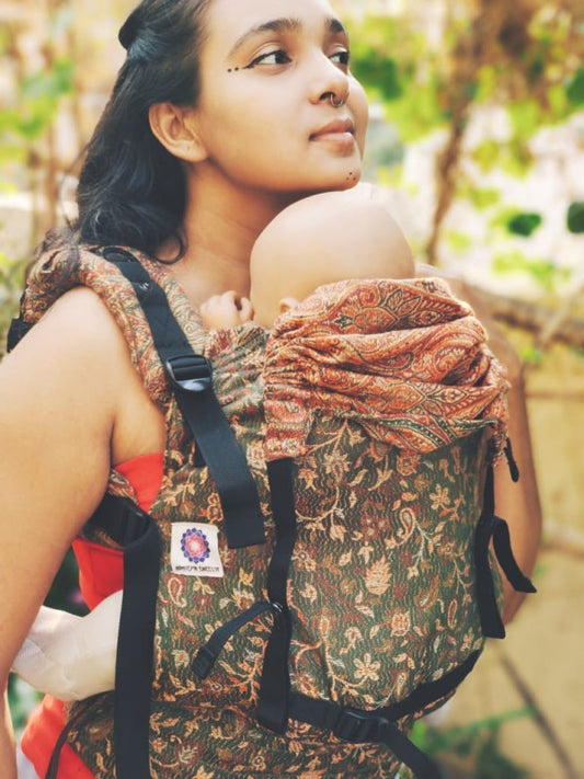 Henna Yoga Baby Carrier- Cashmere Collection - Almitra Tattva