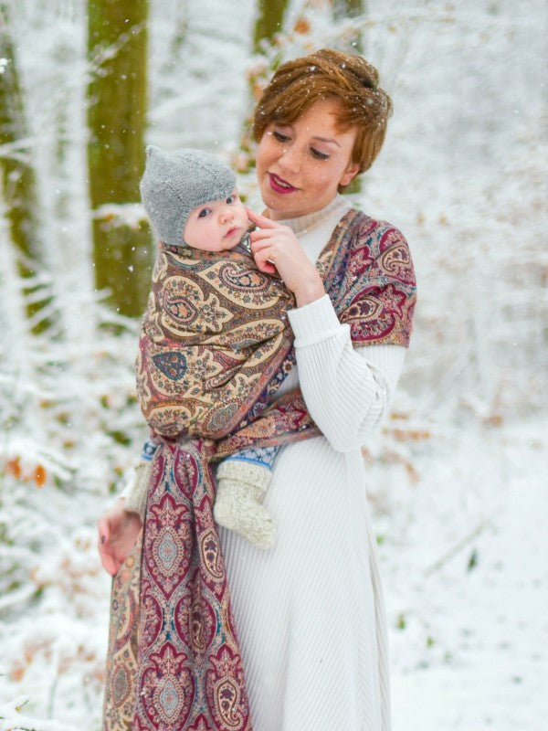 Adjustable baby wrap carriers