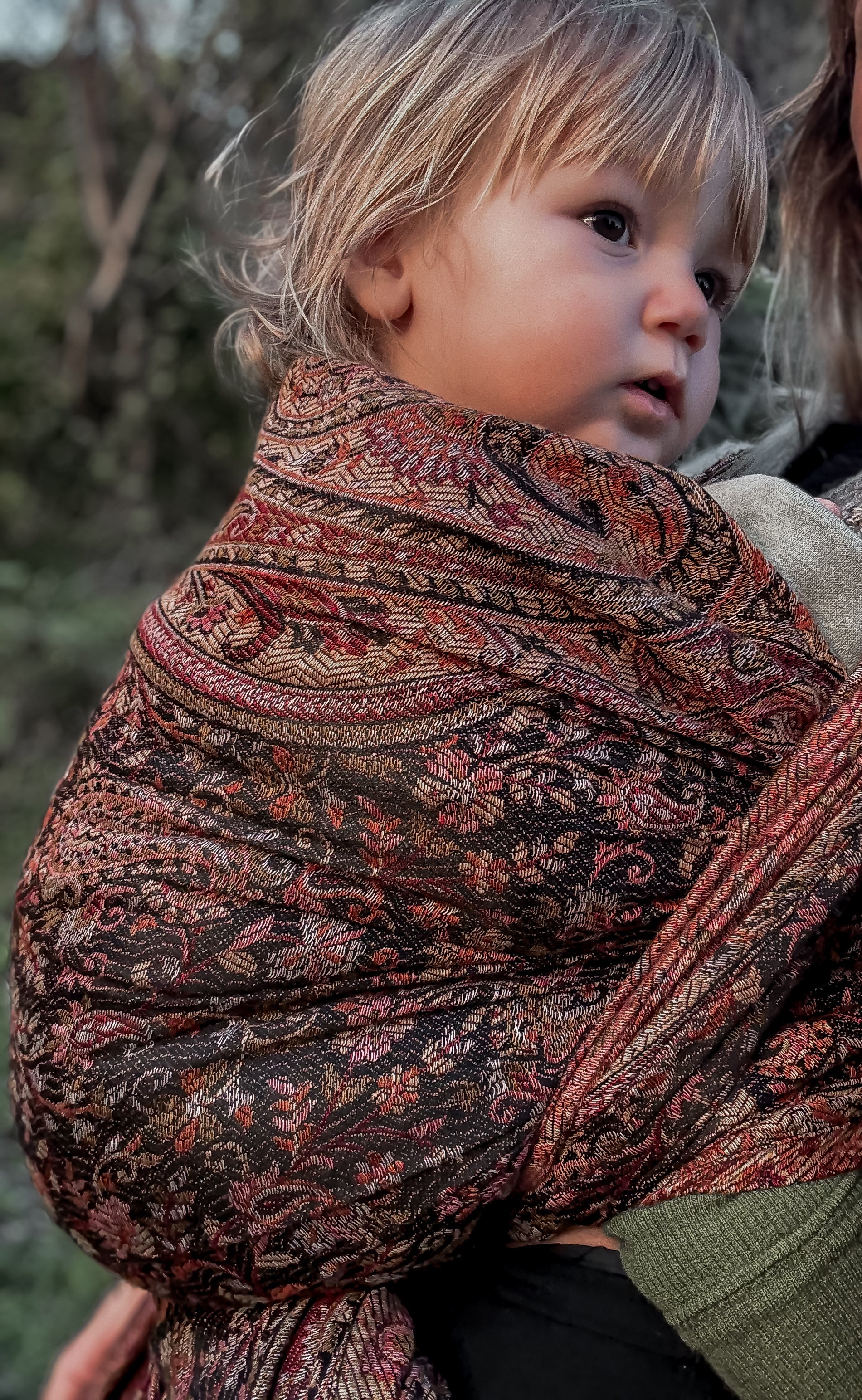 Kalindi Cashmere Wrap – Luxury Babywearing – Almitra Tattva
