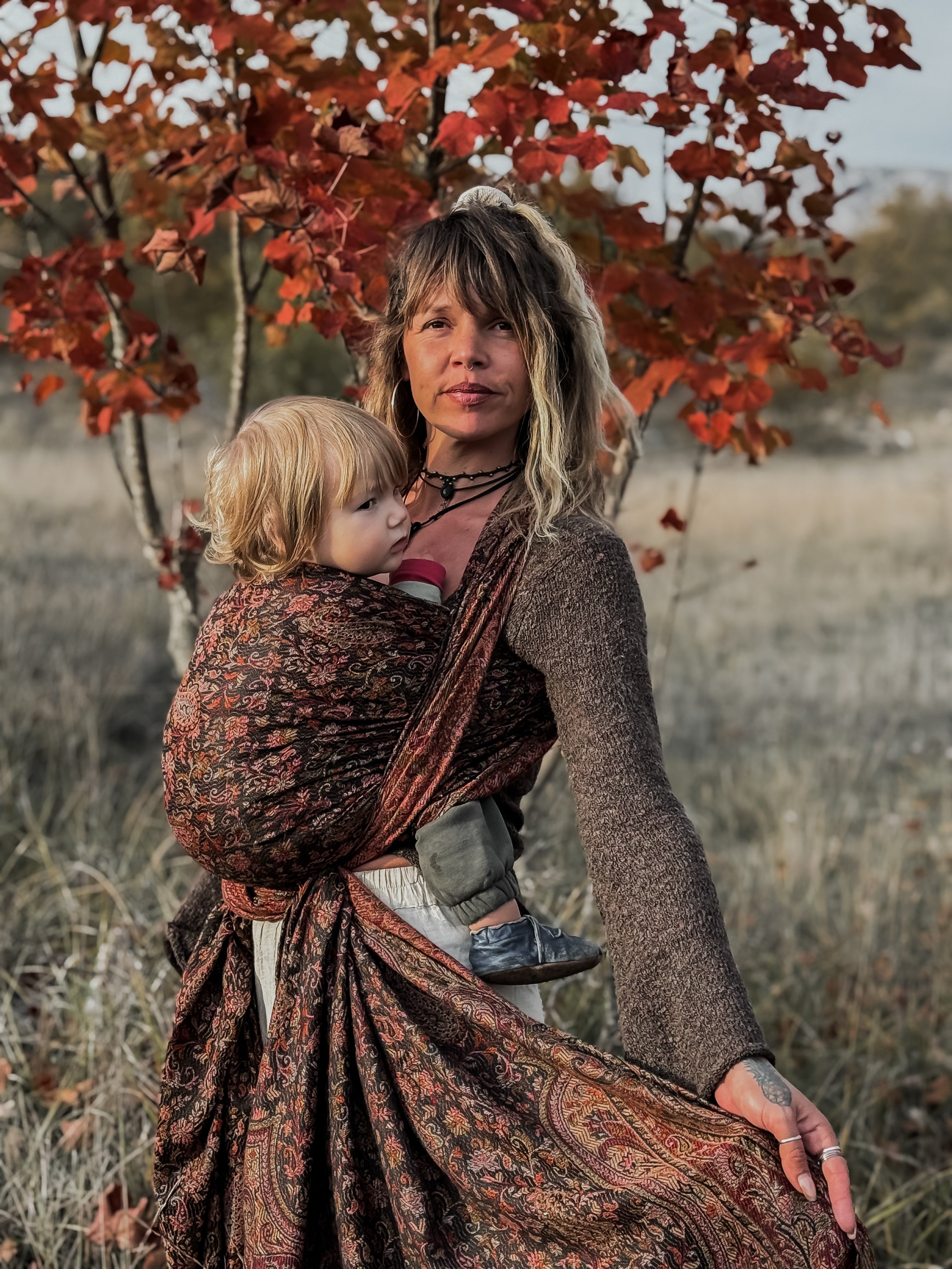 Kalindi Cashmere Wrap – Luxury Babywearing – Almitra Tattva