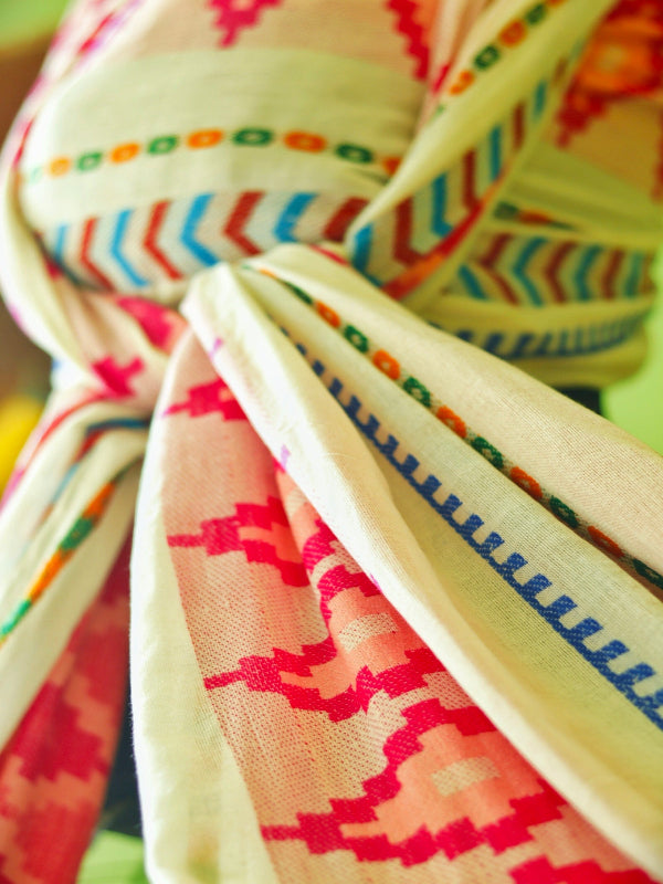 Shubra Woven Wrap – Bohemian Baby Carrier – Almitra Tattva