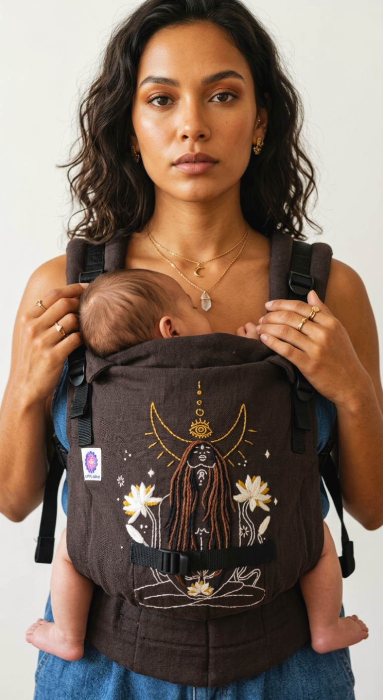 Shakti Yoga Baby Carrier – Hand Embroidered Collection
