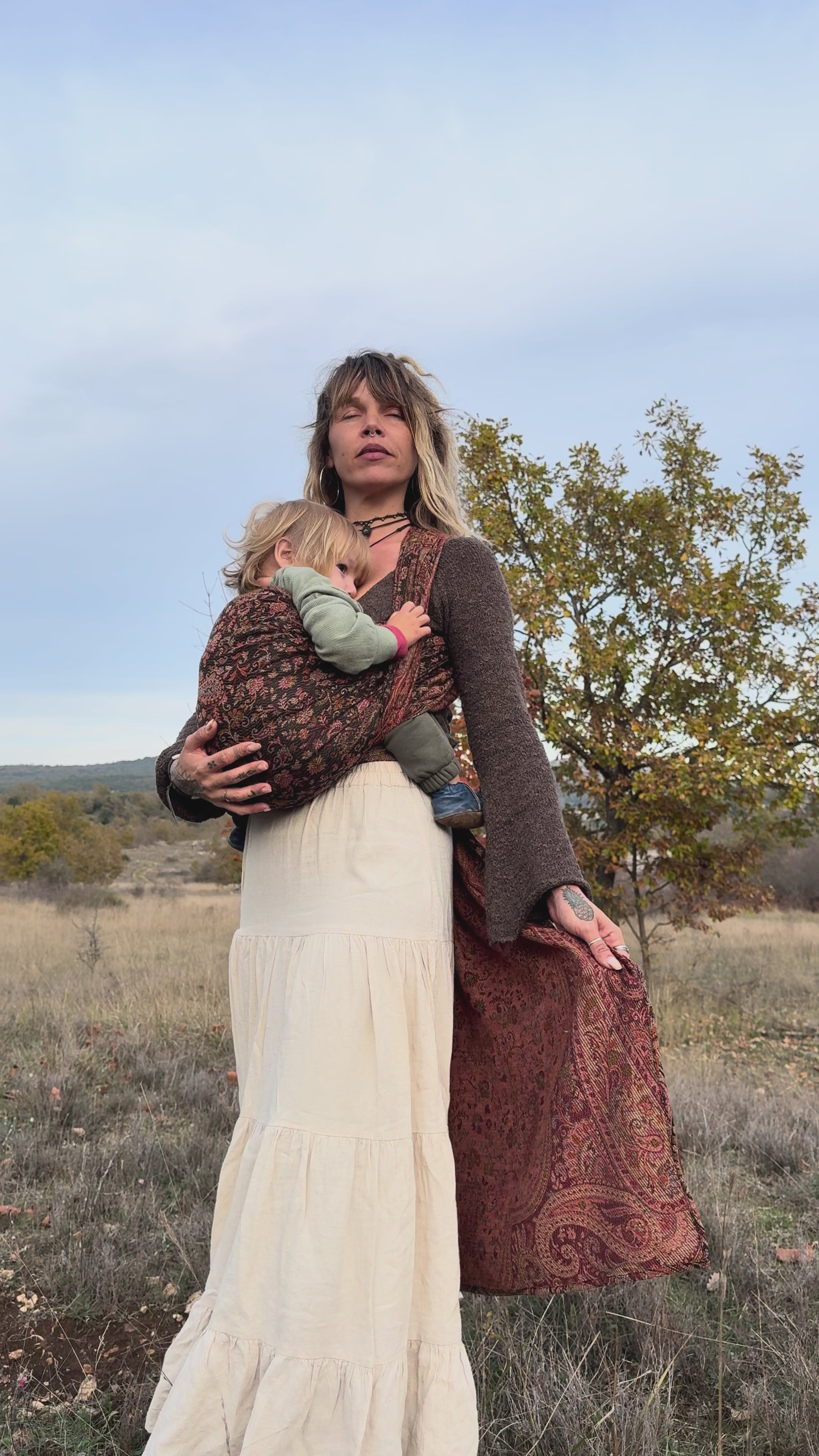 Kalindi Cashmere Wrap – Luxury Babywearing – Almitra Tattva